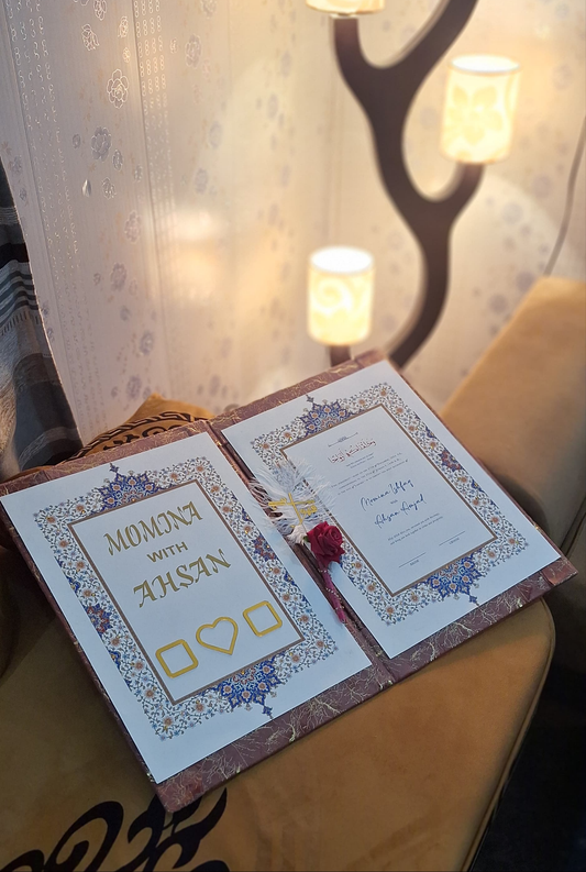 Nikkah Booklet With Nikkah pen