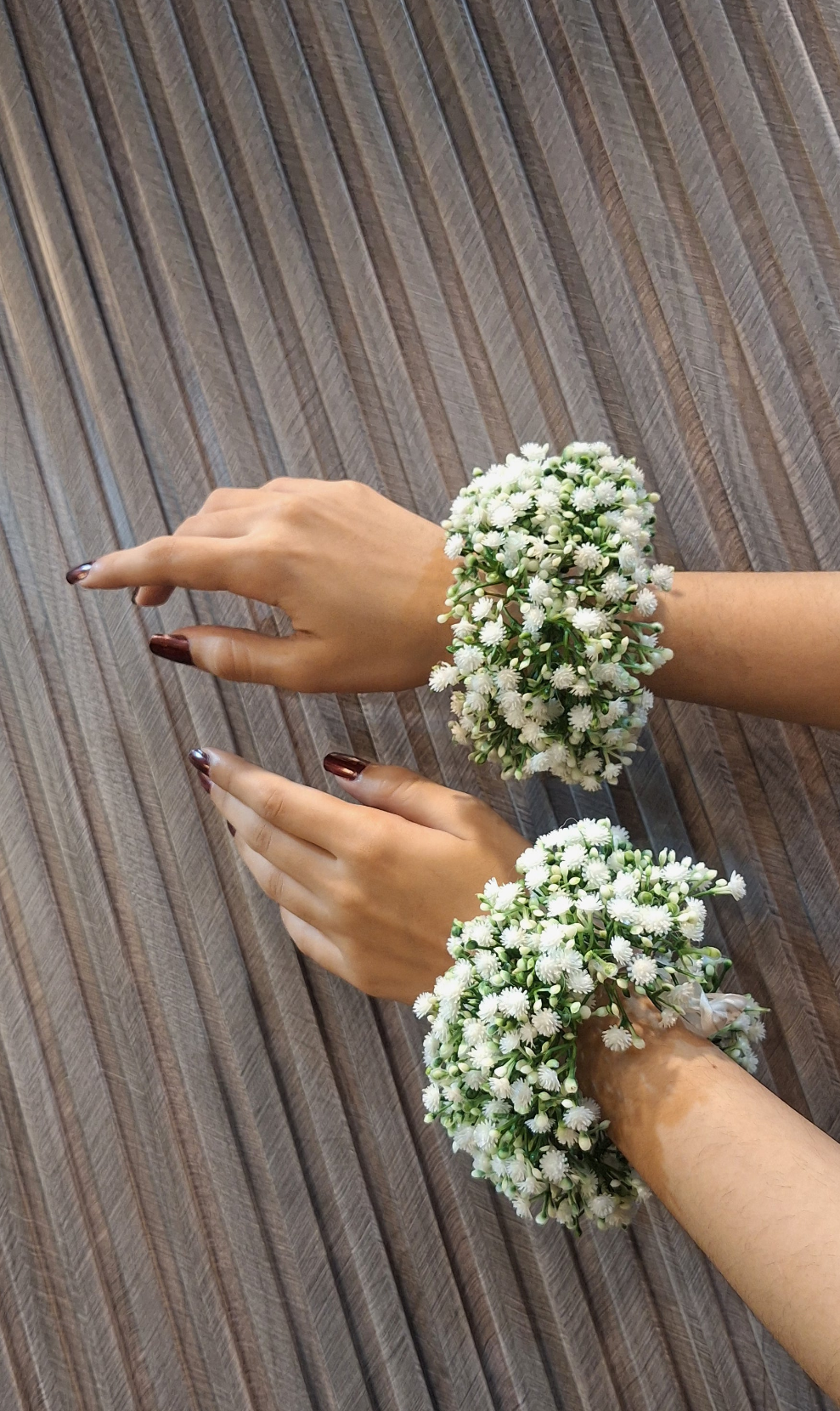 Pearl Bloom Baby's Breath Bracelet