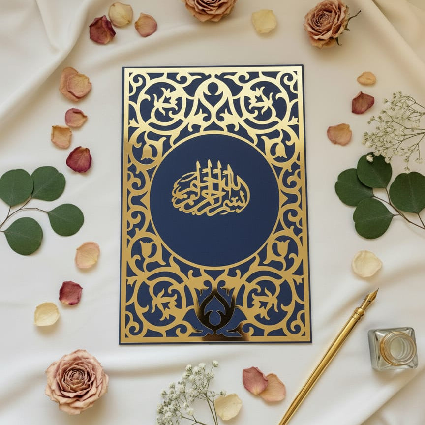 Elegant Nikah Certificate booklet