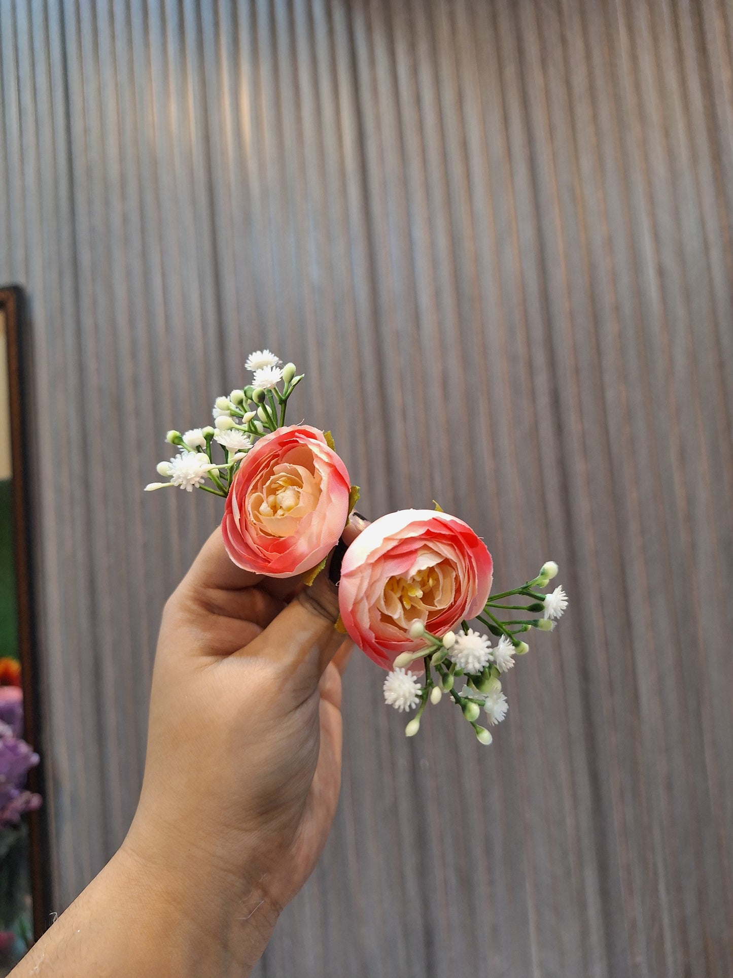 Pink Floral pin's