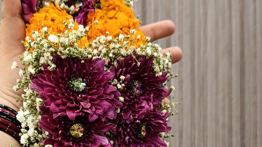 Whimsical floral Gajra