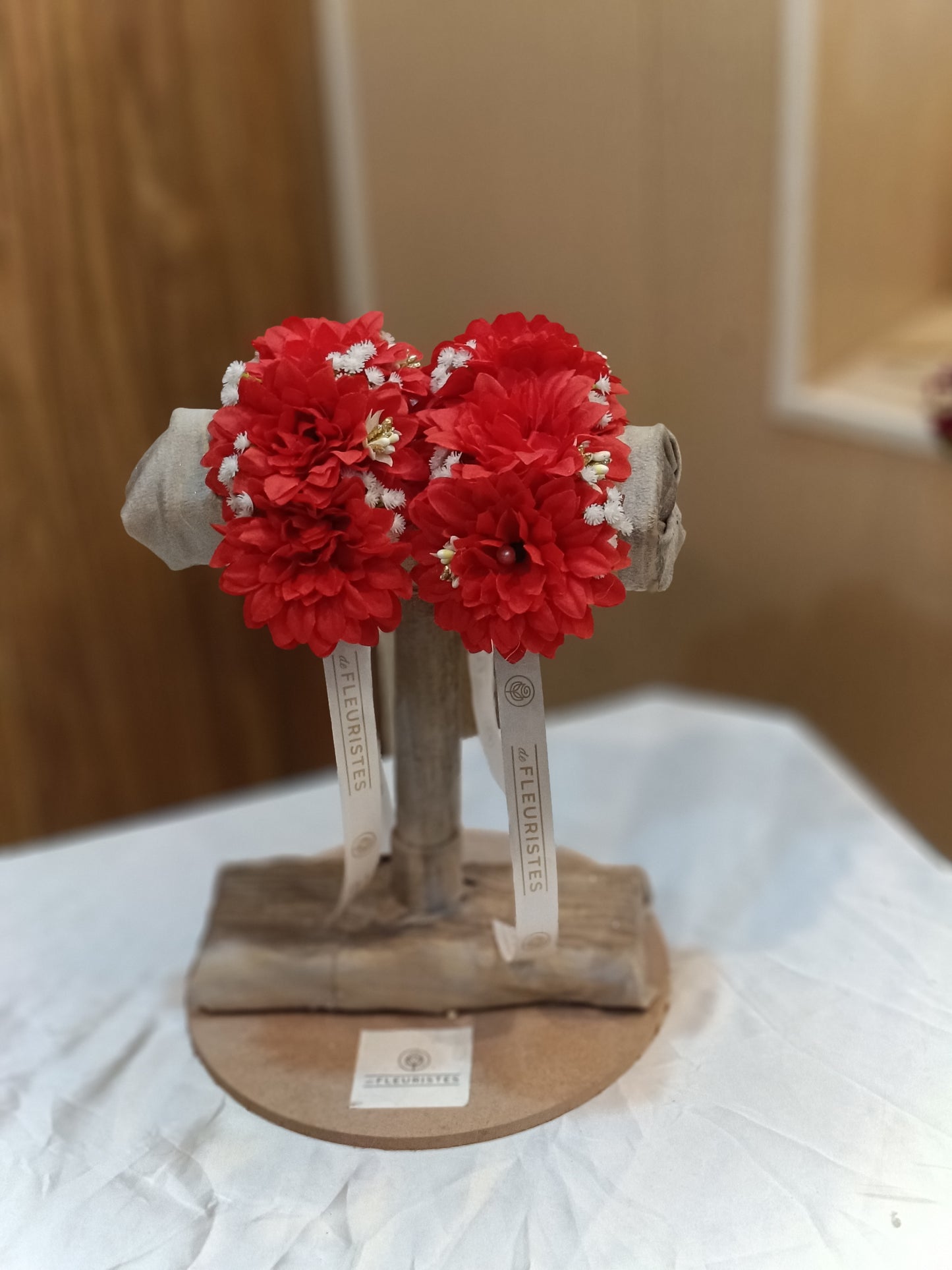 Ruby Red Bloom Gajra