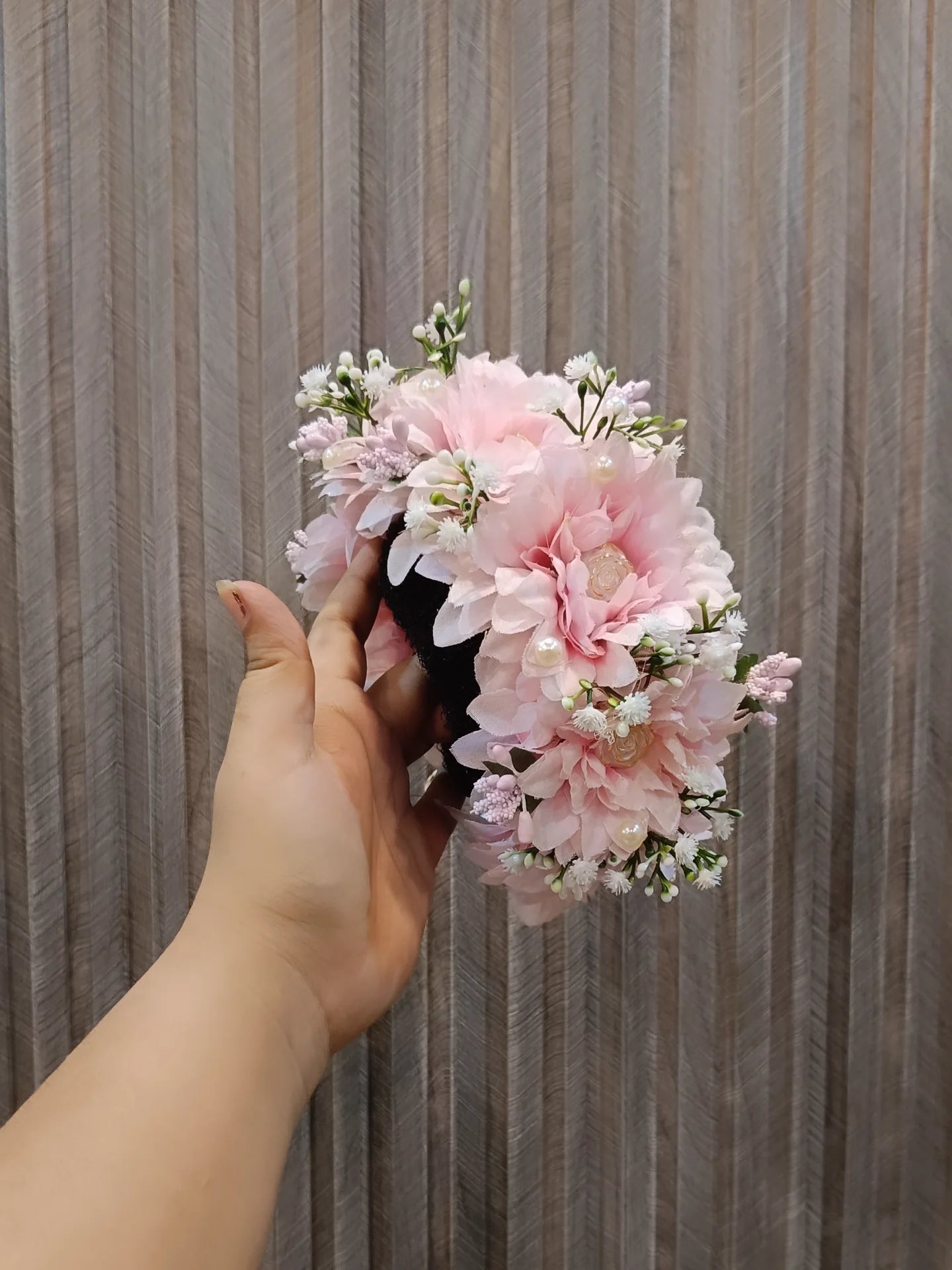 Floral Hair Bun