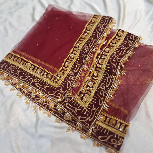 Mughal Majesty Nikkah Duppata