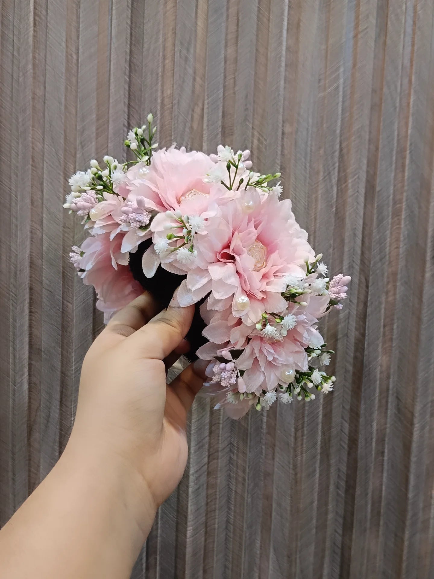 Floral Hair Bun