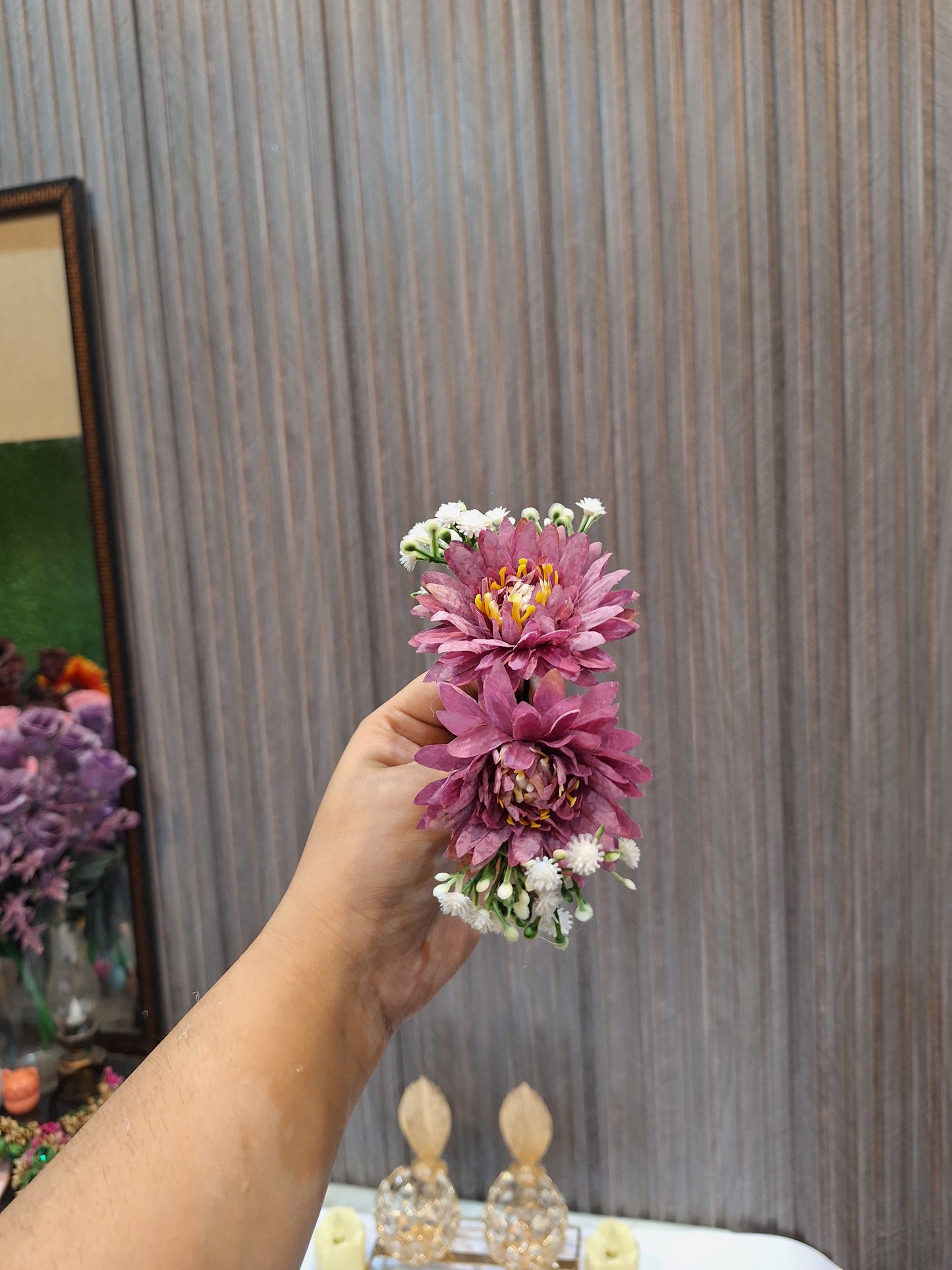 Flower pins