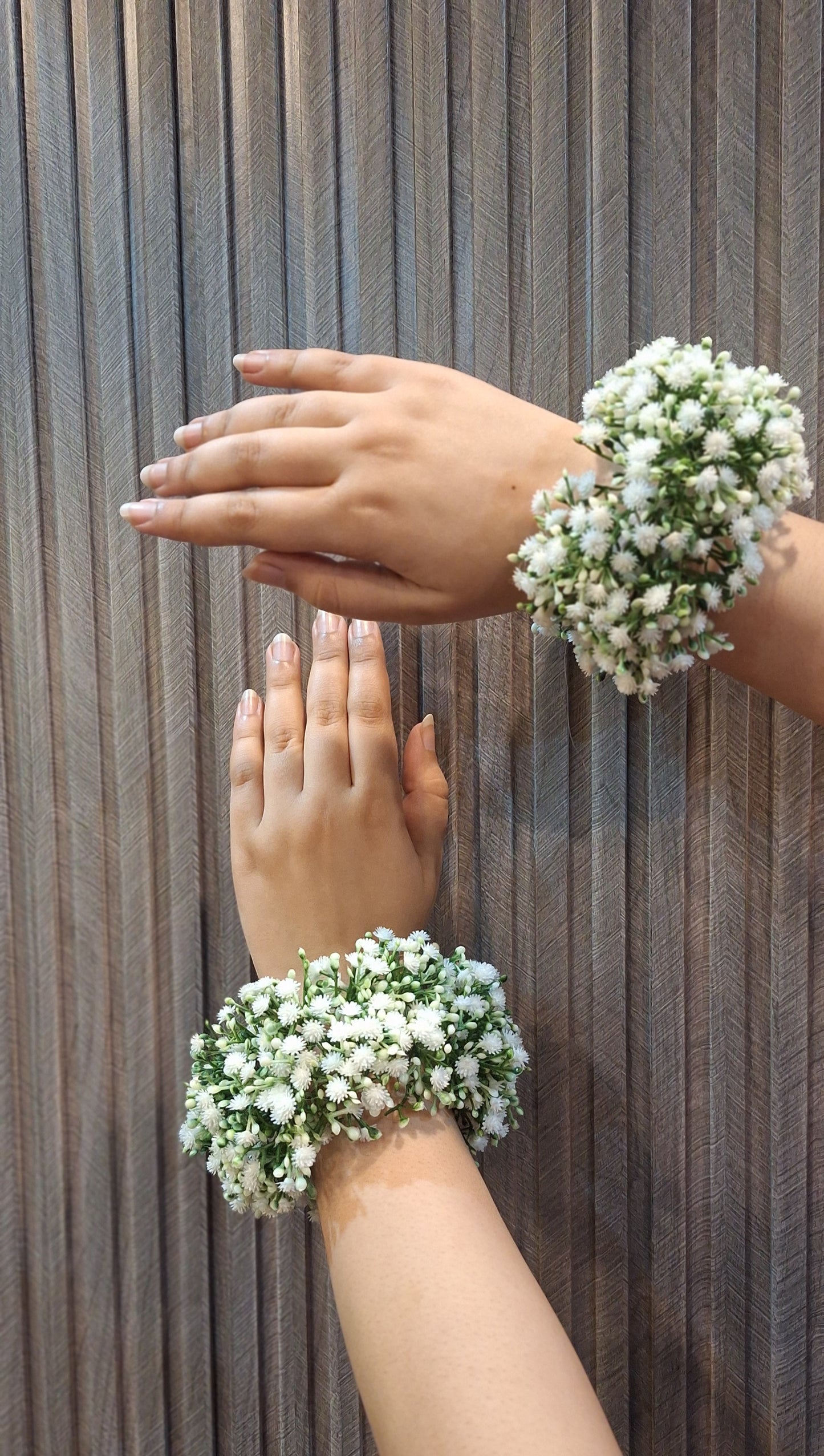 Pearl Bloom Baby's Breath Bracelet