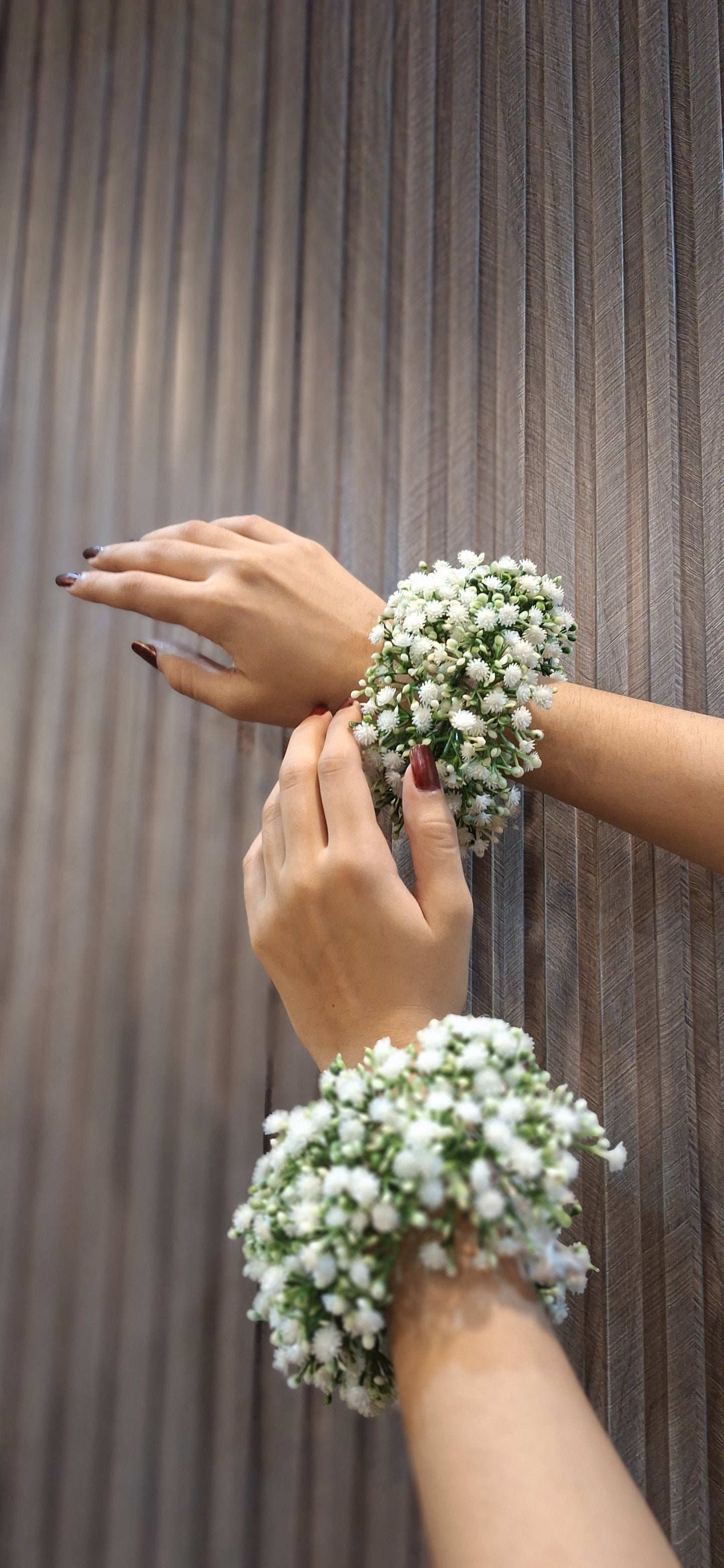 Pearl Bloom Baby's Breath Bracelet