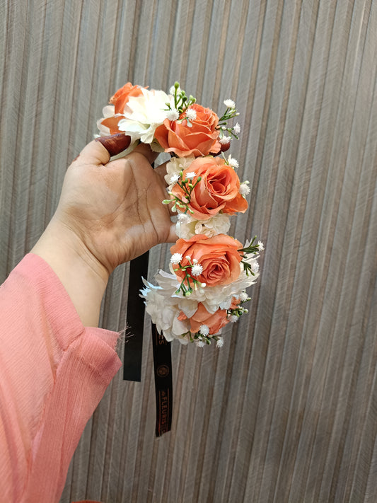 Bridal Blossom hair bun