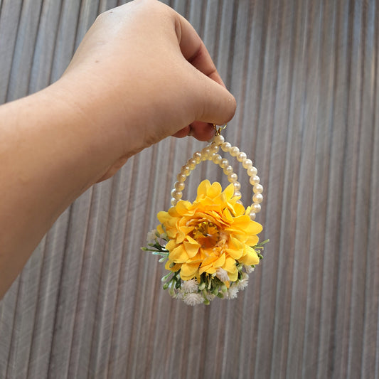 Sunrise Floral earrings and bindiya