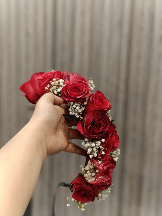 Fresh Flowers Hair Bun