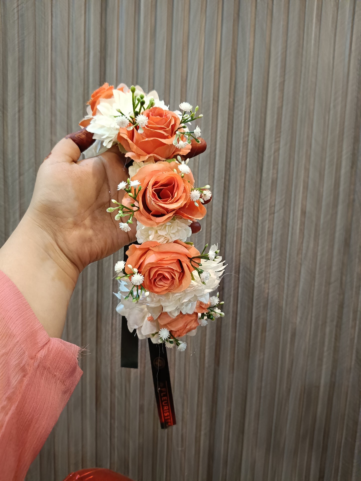 Bridal Blossom hair bun