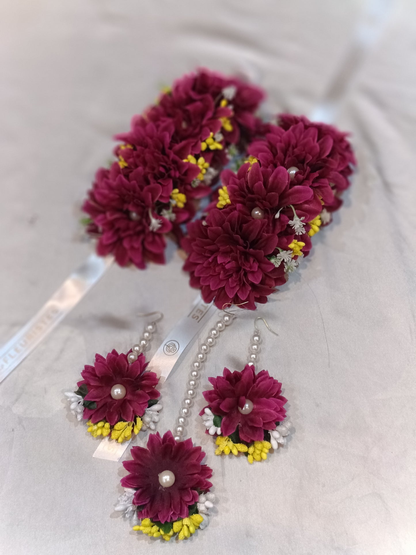 Chrysanthemum Charm Bridal jewelry