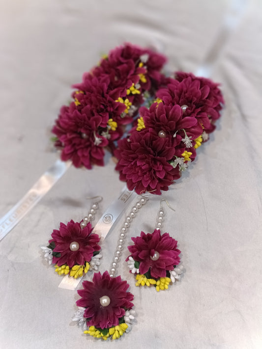 Chrysanthemum Charm Bridal jewelry