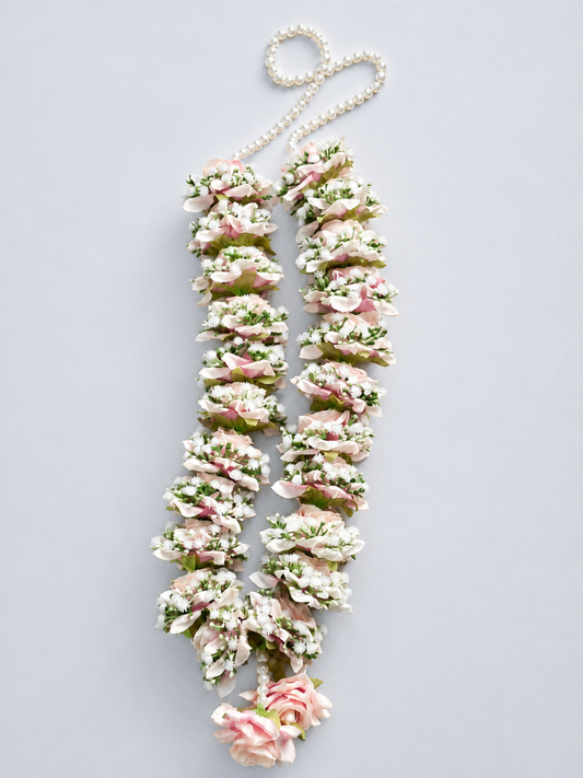 Pink breez rose mala/varmala