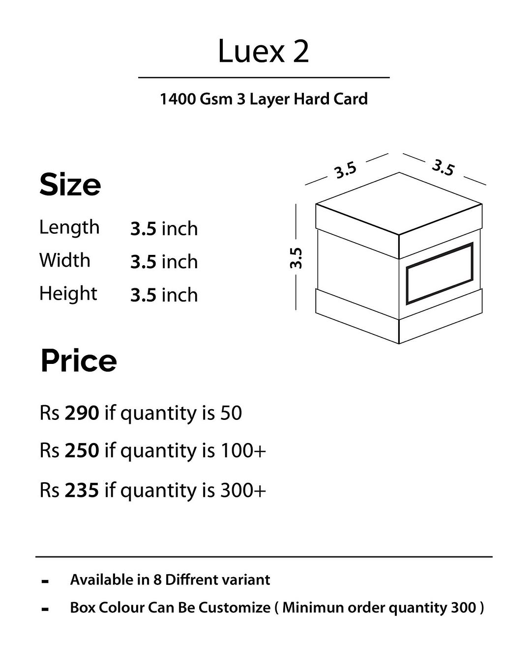Luex Favor/Bid box