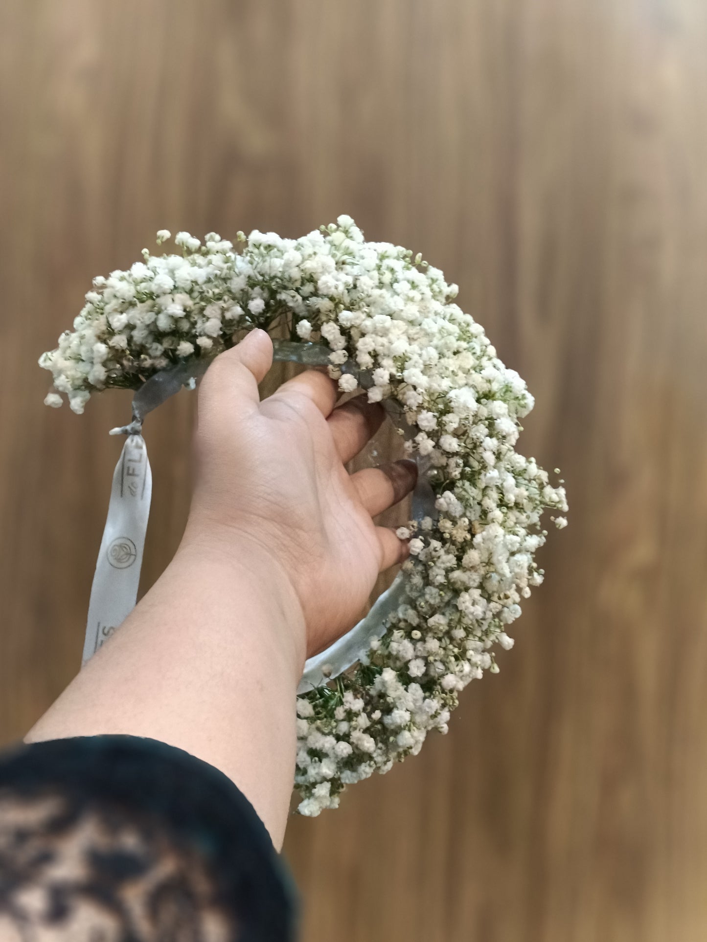 Baby's Breath Floral Hair Bun