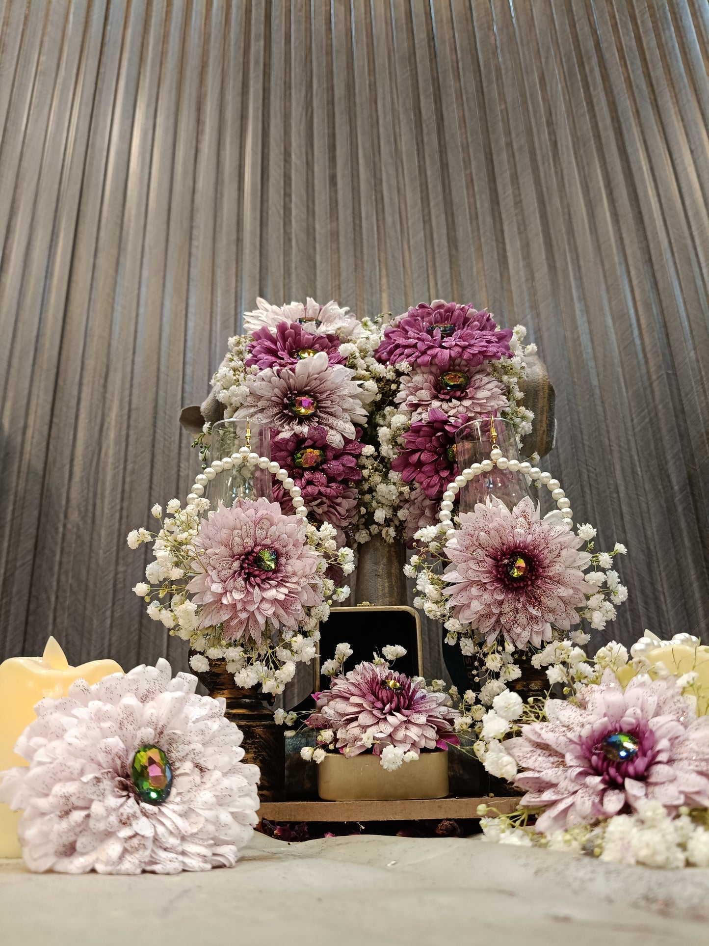 Imported fresh floral jewelry for bridals ❤️