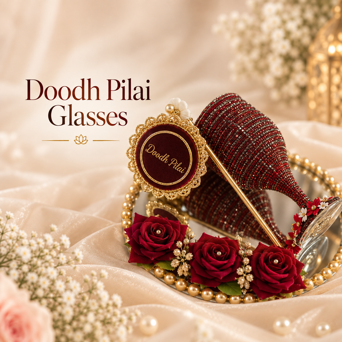 Doodh Pilai Glasses for a Wedding Moment Worth Remembering