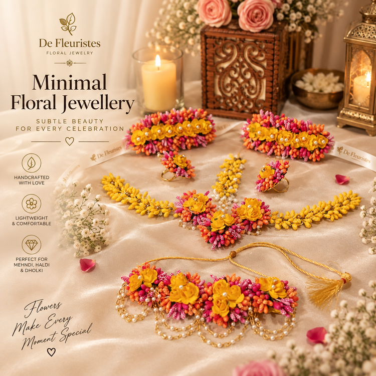 Minimal Floral Jewellery for the Bride Who Loves Less