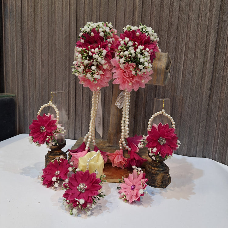 Artificial flowers jewelry