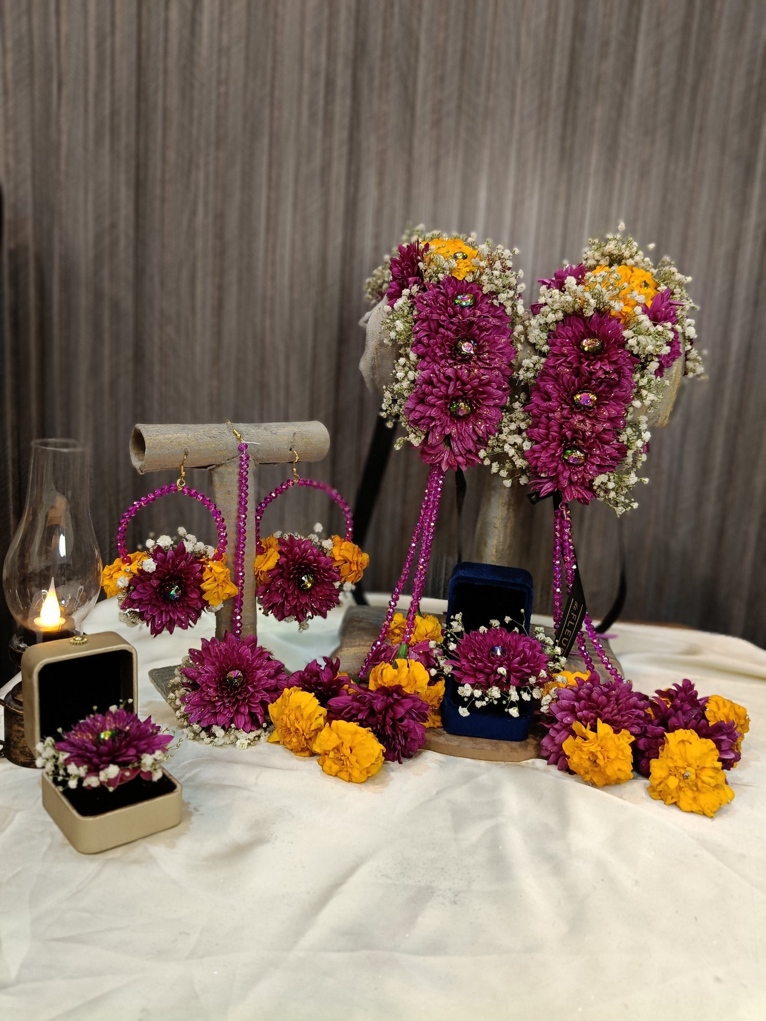 Fresh flowers jewelry