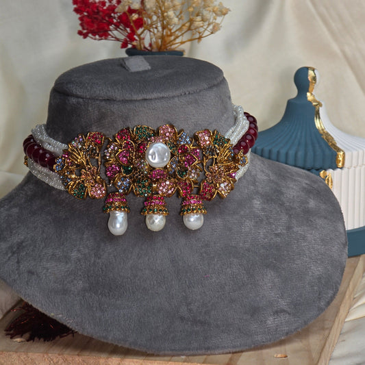 Turkish Choker Set RED