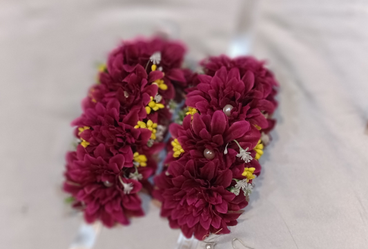 Crimson Bloom Gajra
