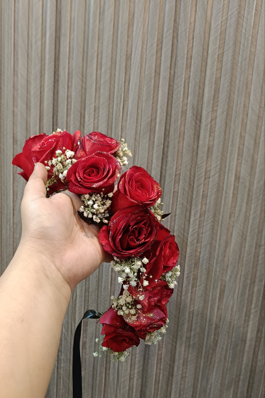 Fresh Flowers Hair Bun