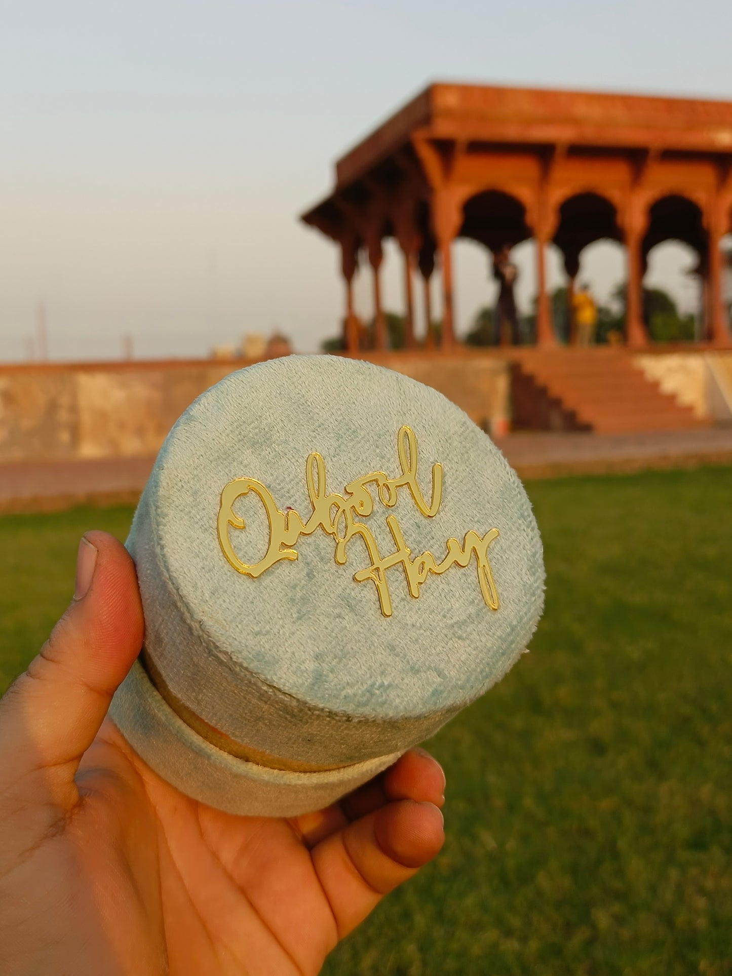 Velvet Round box