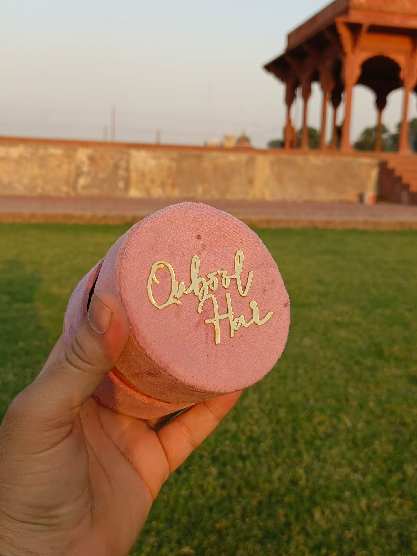 Velvet Round box