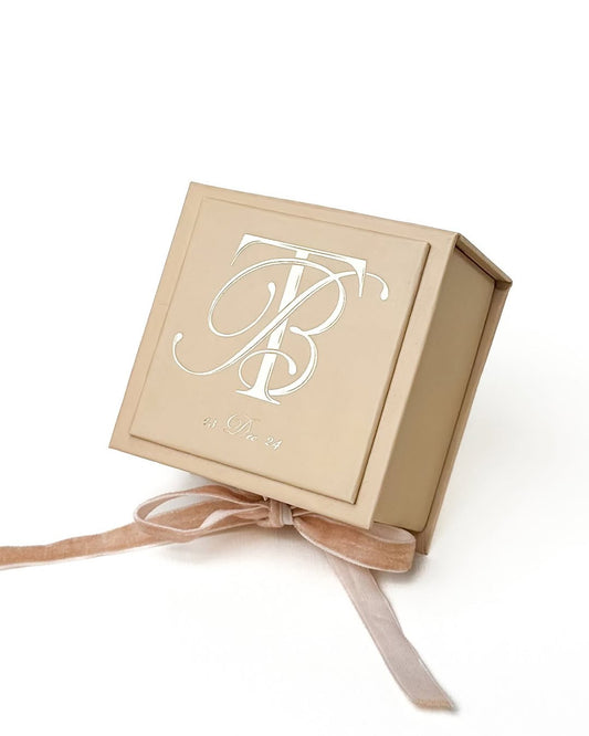 Beige Color bid Box