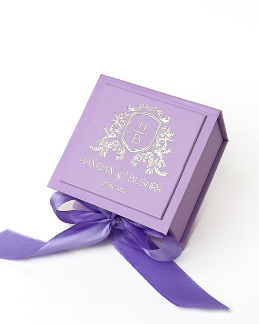 Maroon Color bid Box