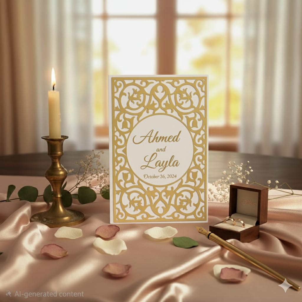 Vibrant Velvet Nikiah certificate  Booklet