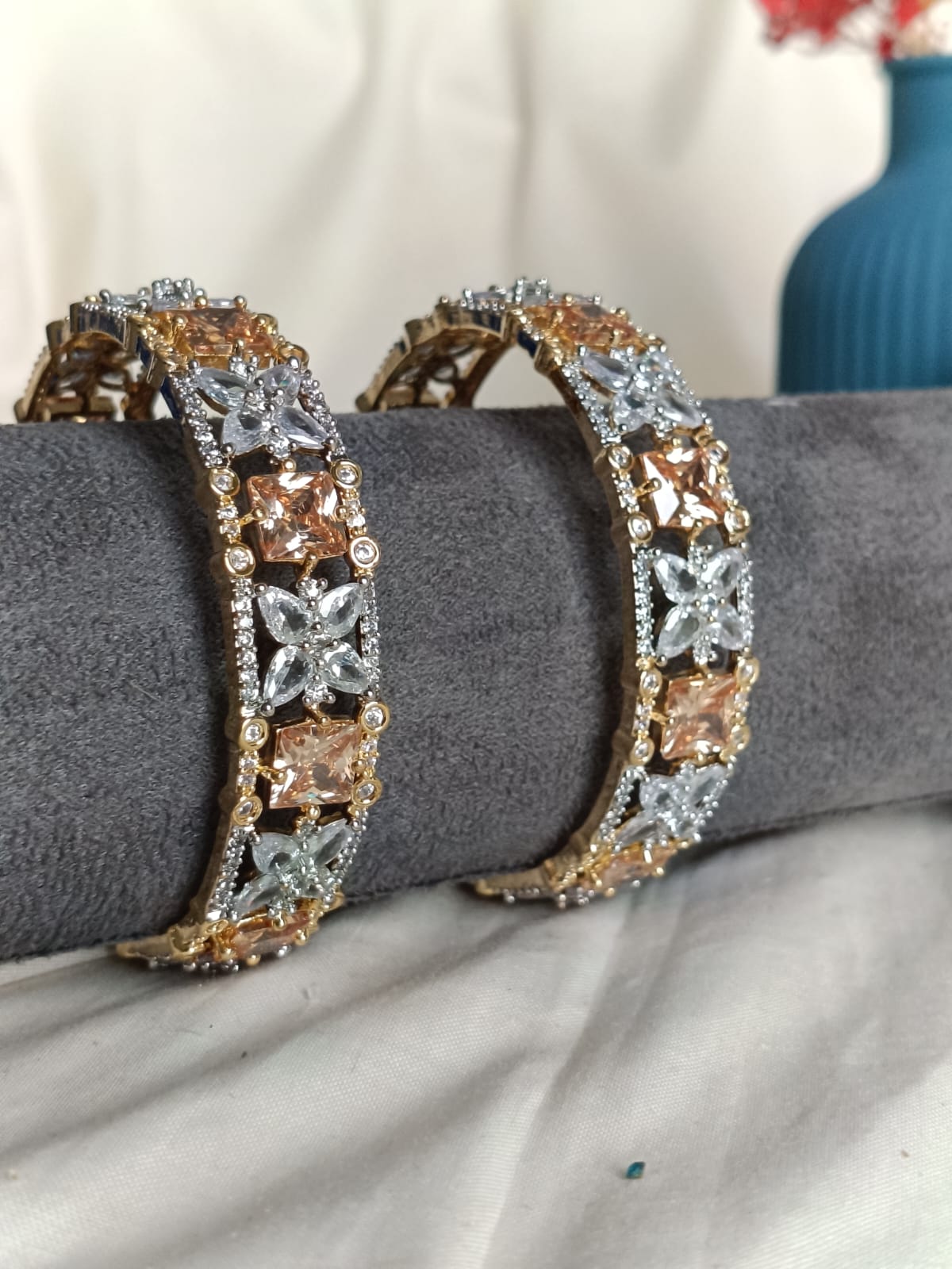Victorian Baguette bangle set ( Pair)