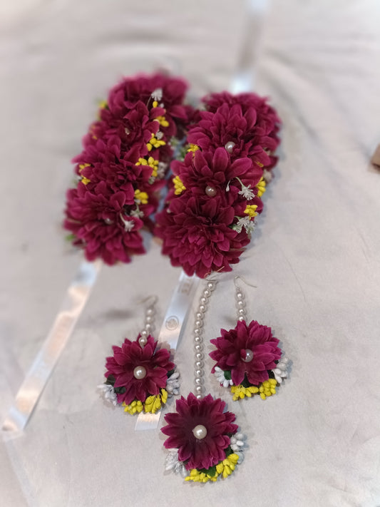 Chrysanthemum Charm Bridal jewelry