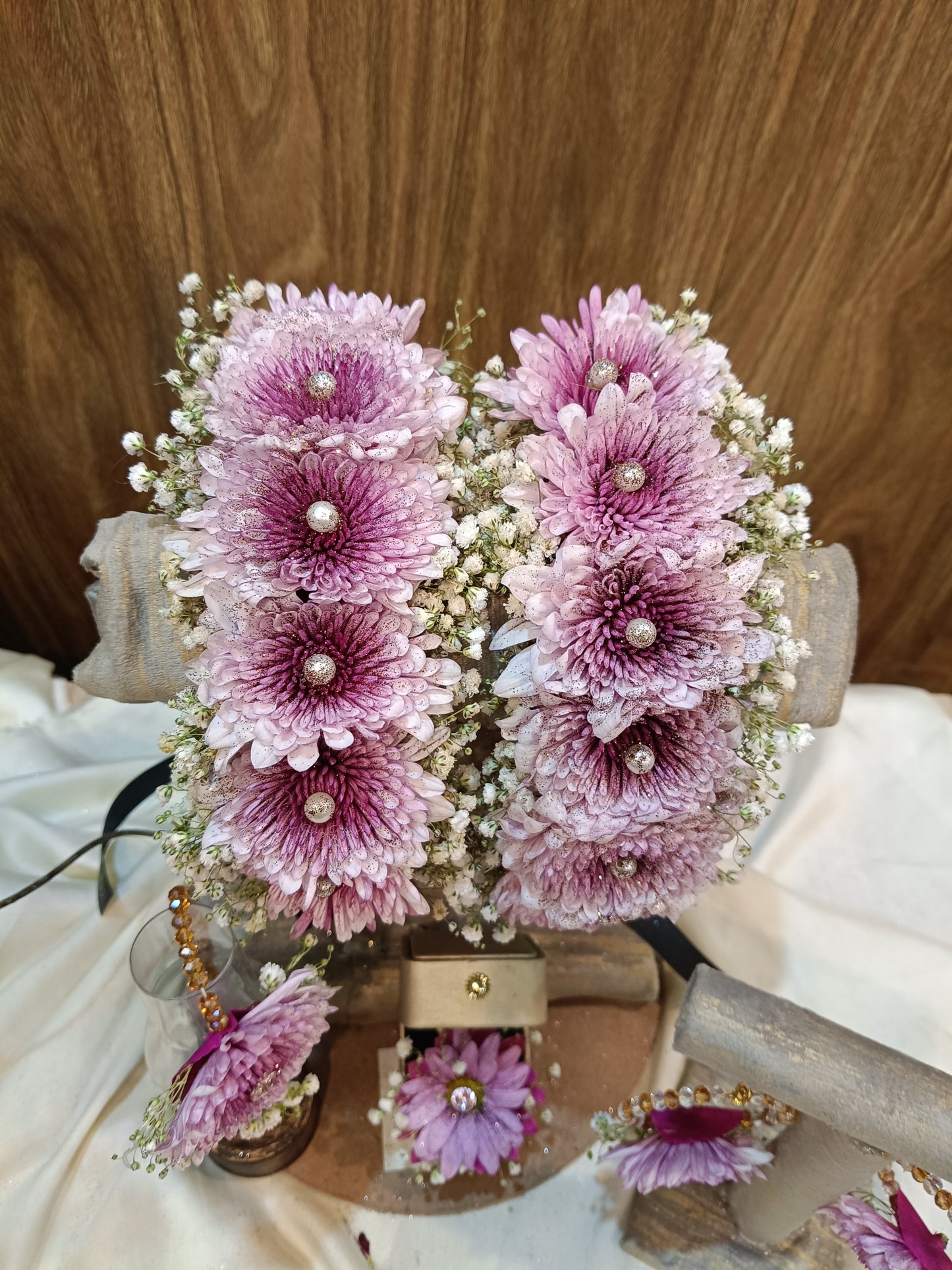 Chrysanthemum Chic Bridal Accessories