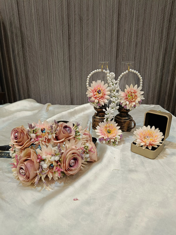 Nikah floral jewellery