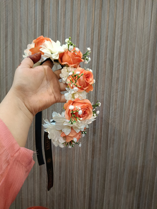 Bridal Blossom hair bun