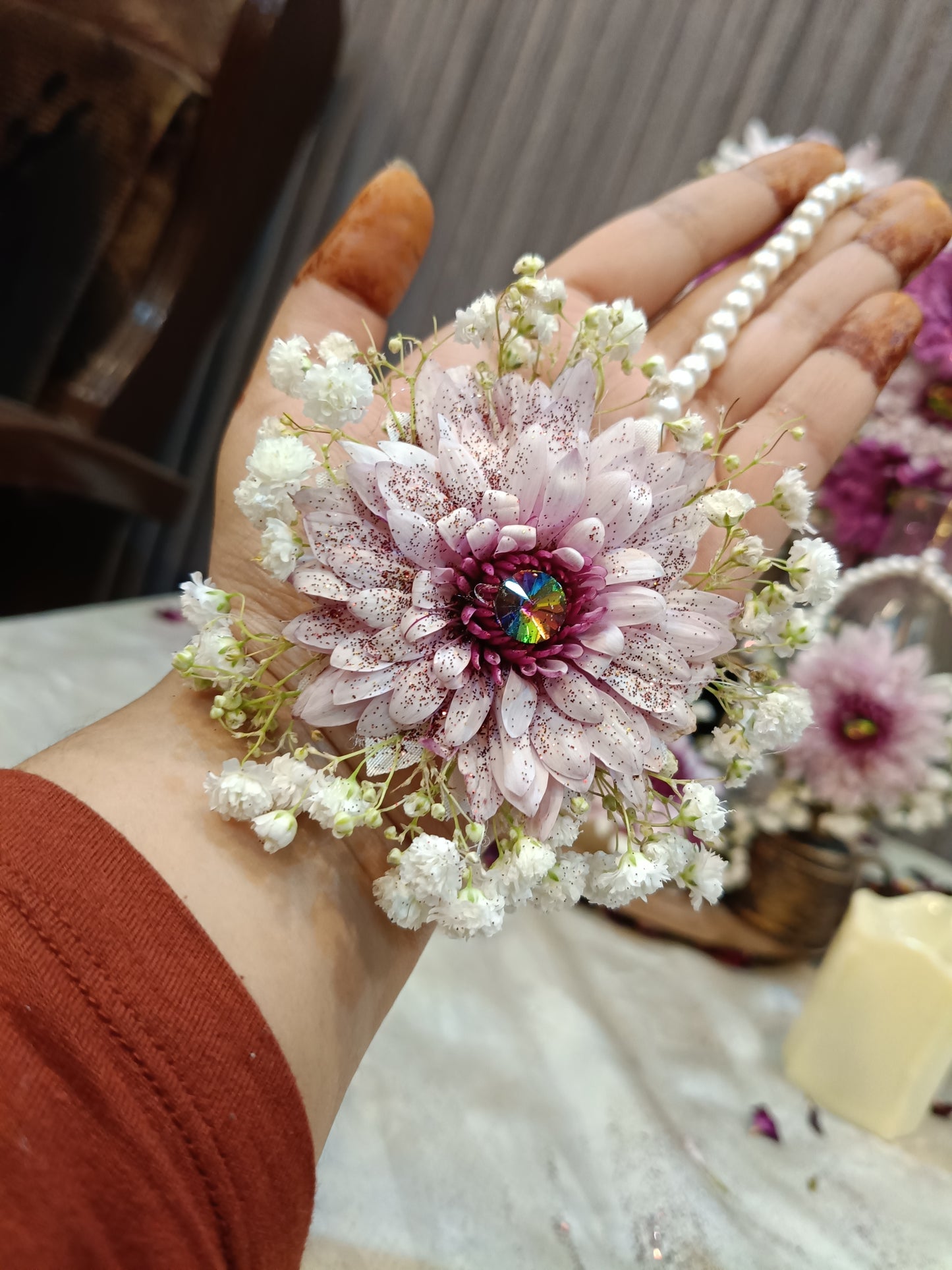 Imported fresh floral jewelry for bridals ❤️