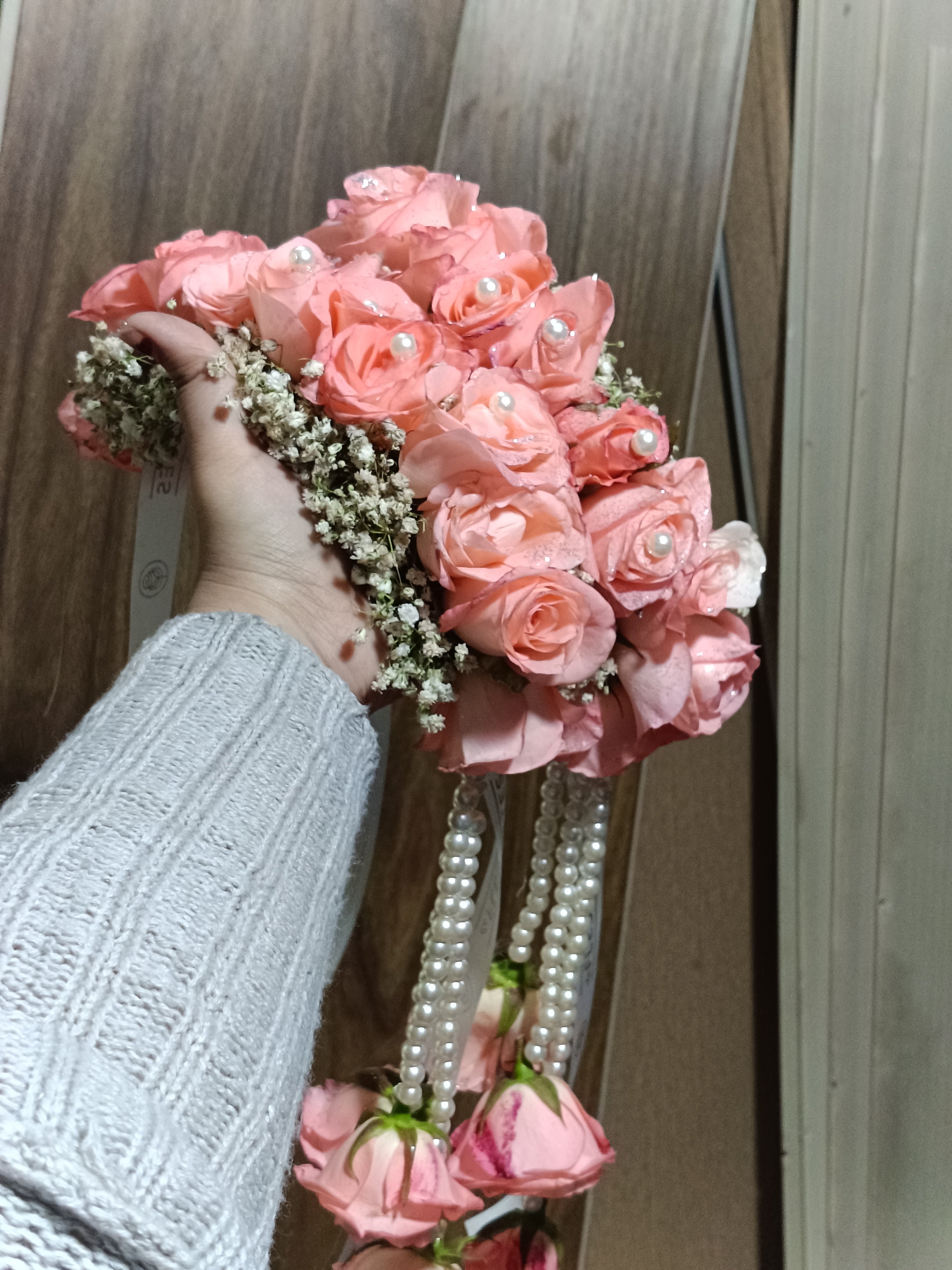 Pink Rose jewelry set