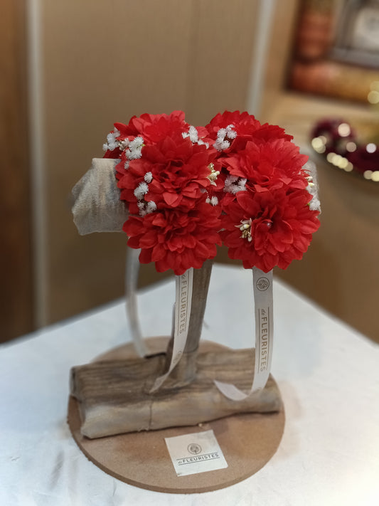 Ruby Red Bloom Gajra