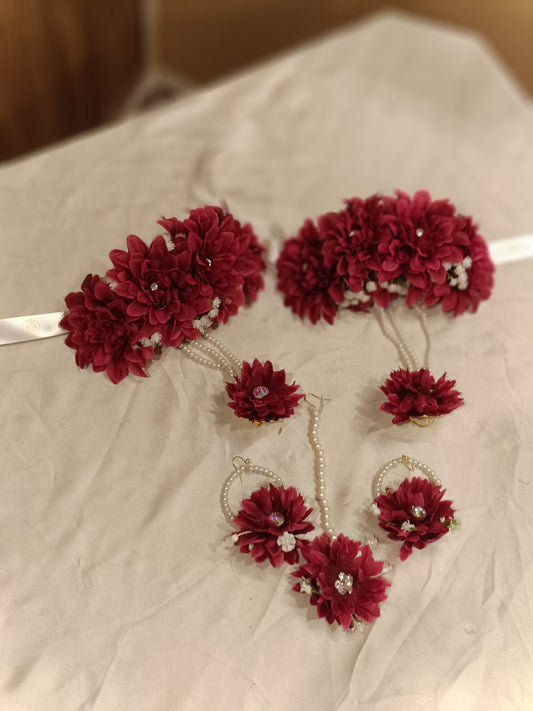 Bridal Bloom floral jewelry