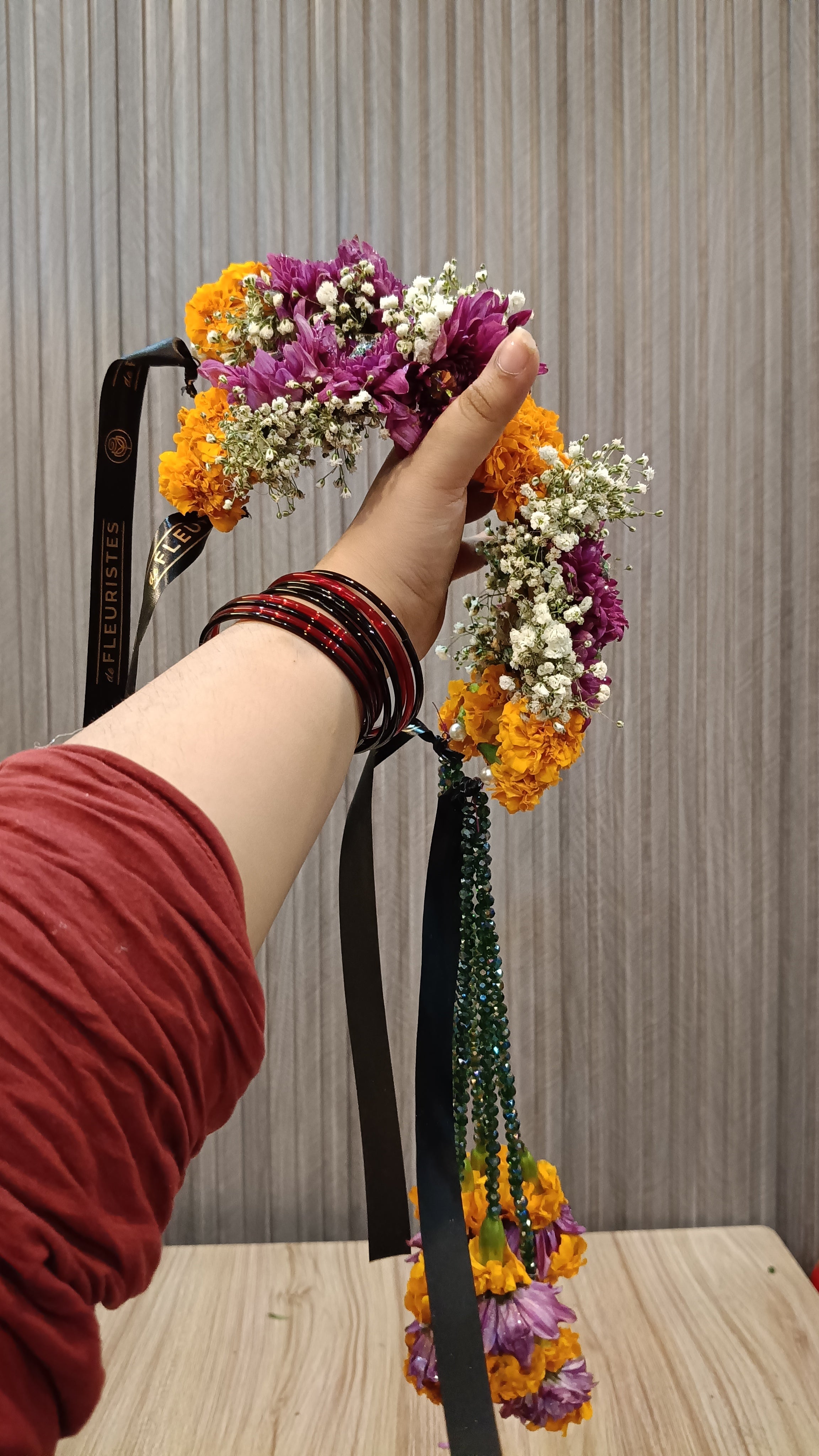 Whimsical floral Gajra