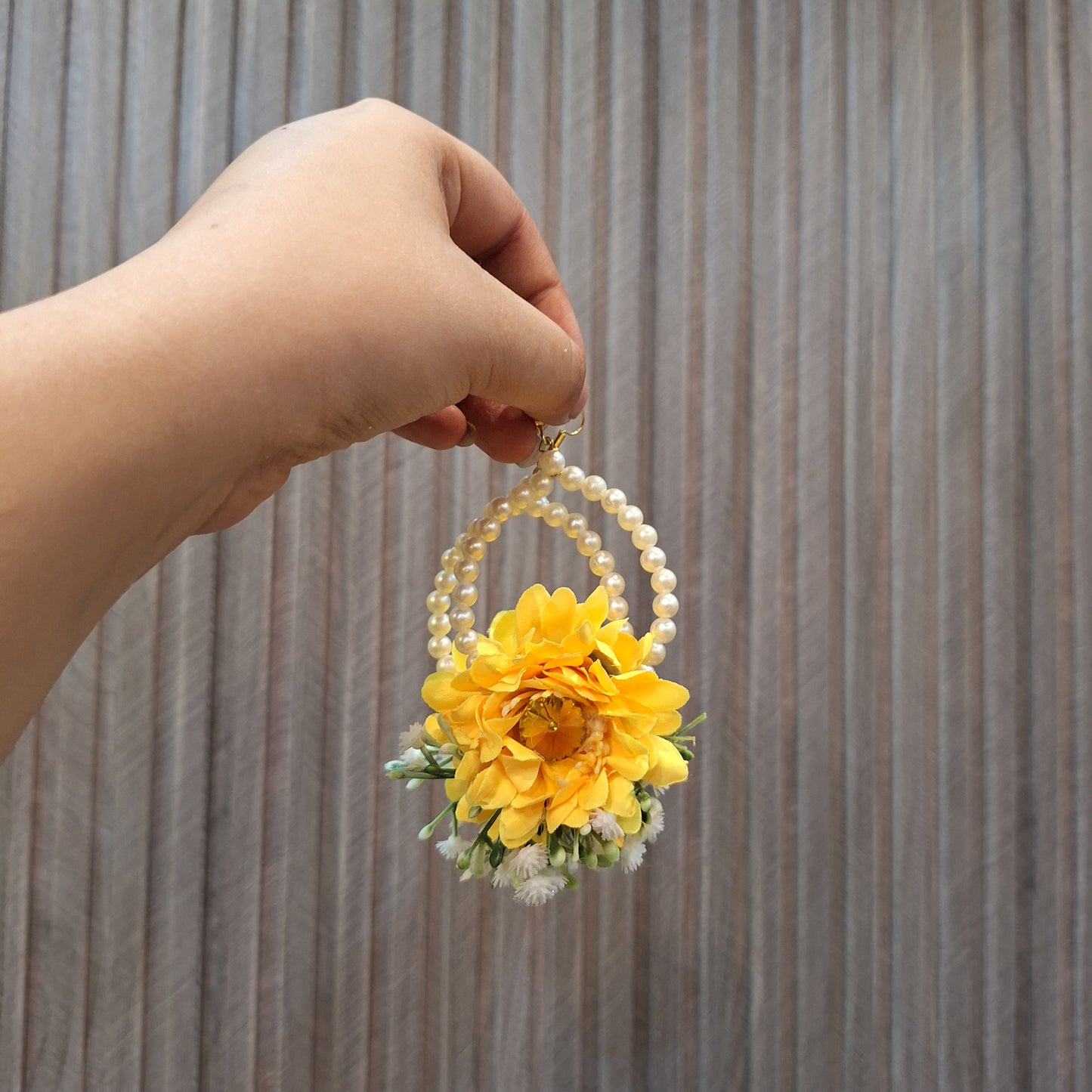 Sunrise Floral earrings and bindiya