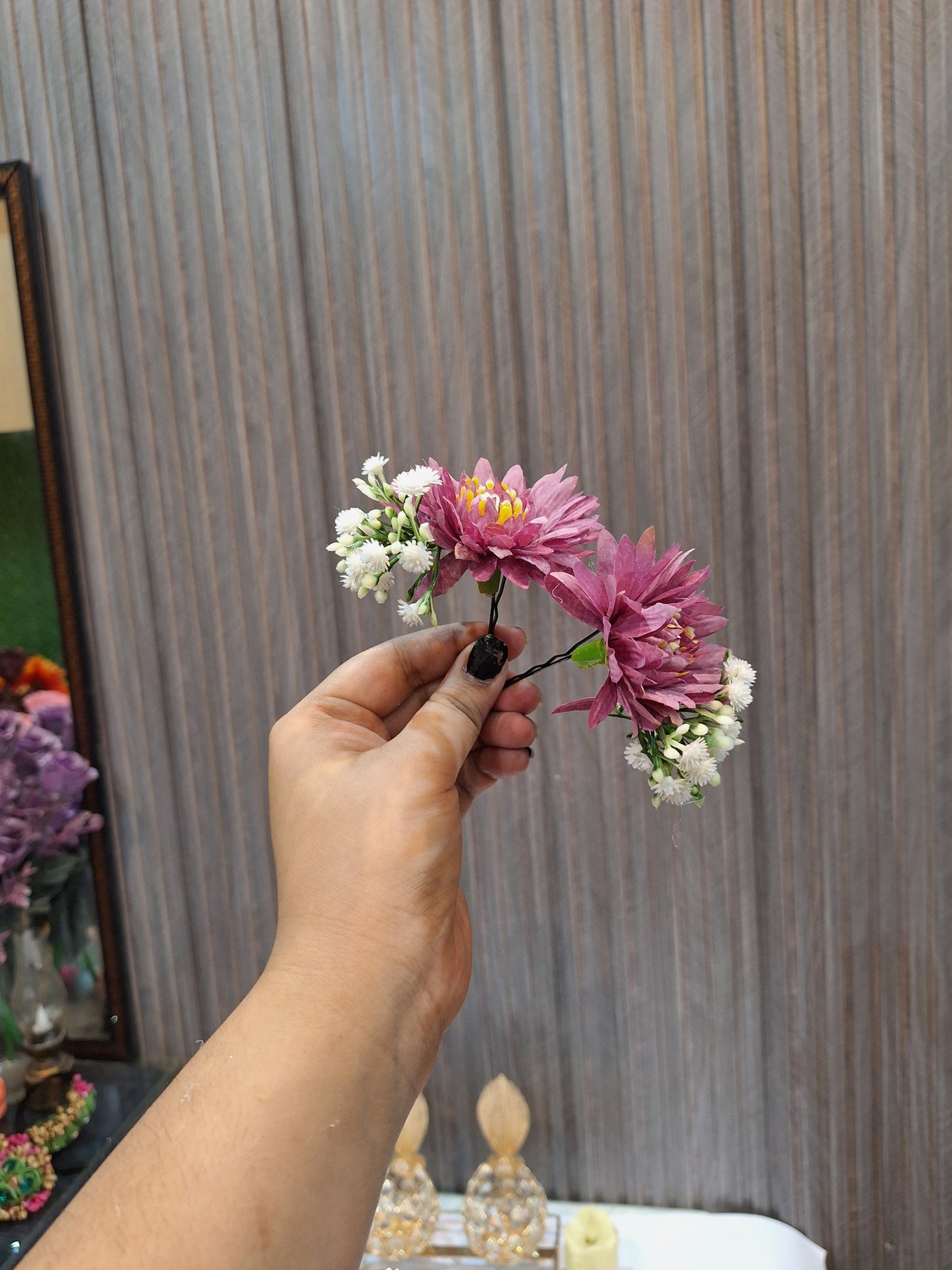 Flower pins