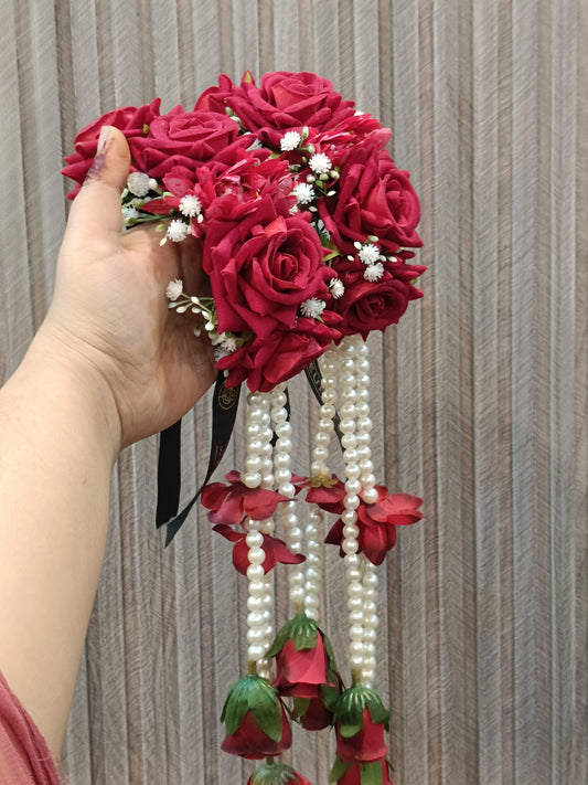 Redish floral bracelet
