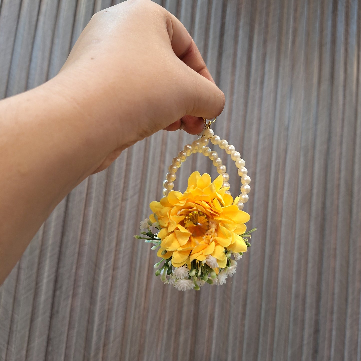 Sunrise Floral earrings and bindiya