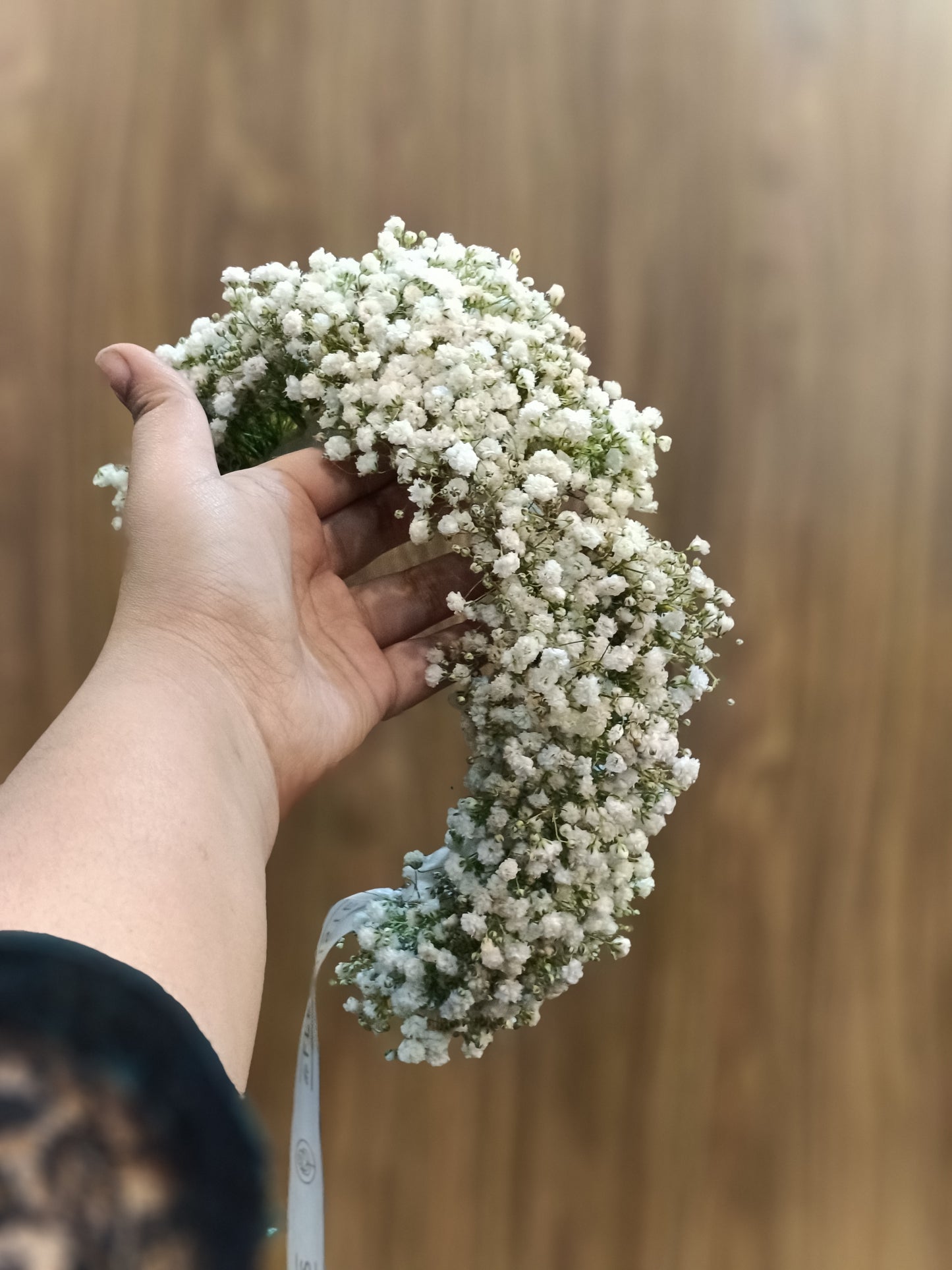 Baby's Breath Floral Hair Bun