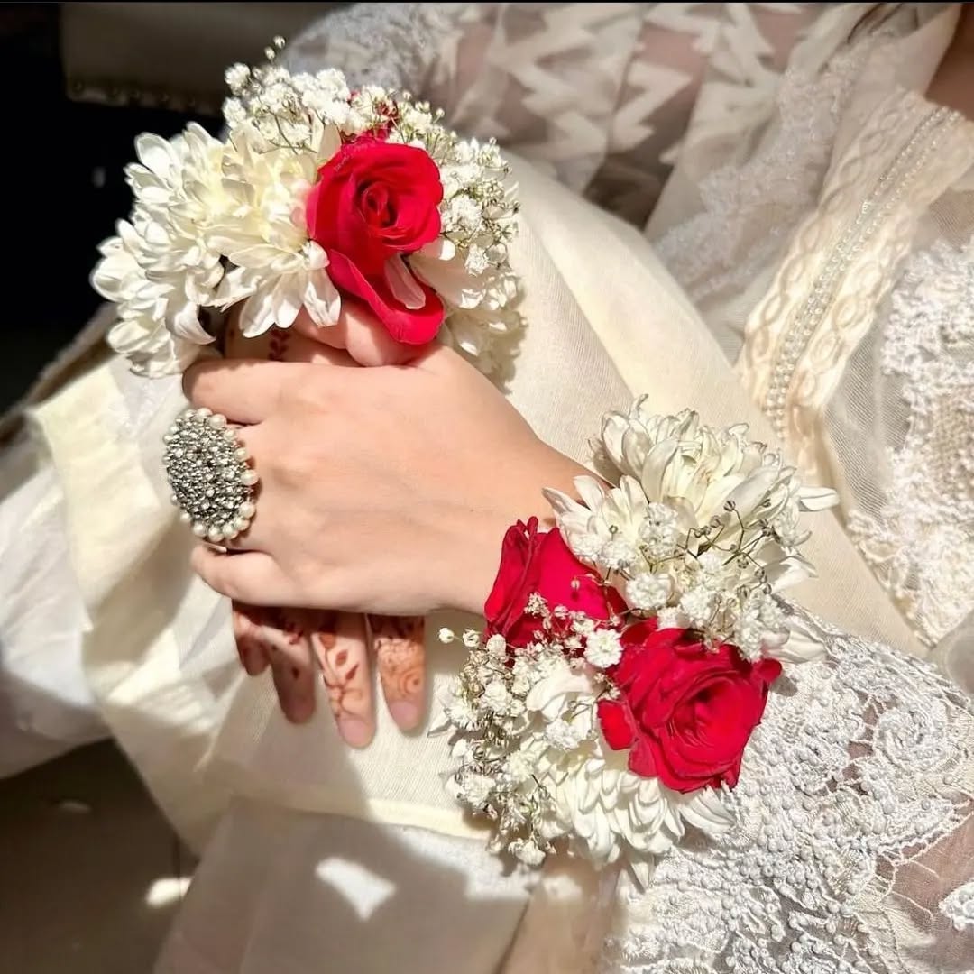 Red and white grace